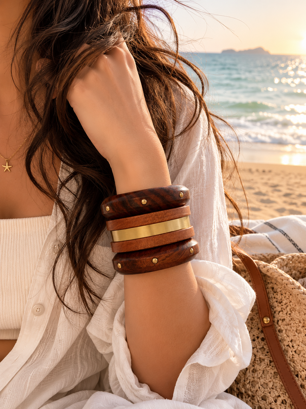 Wooden Stack of 3