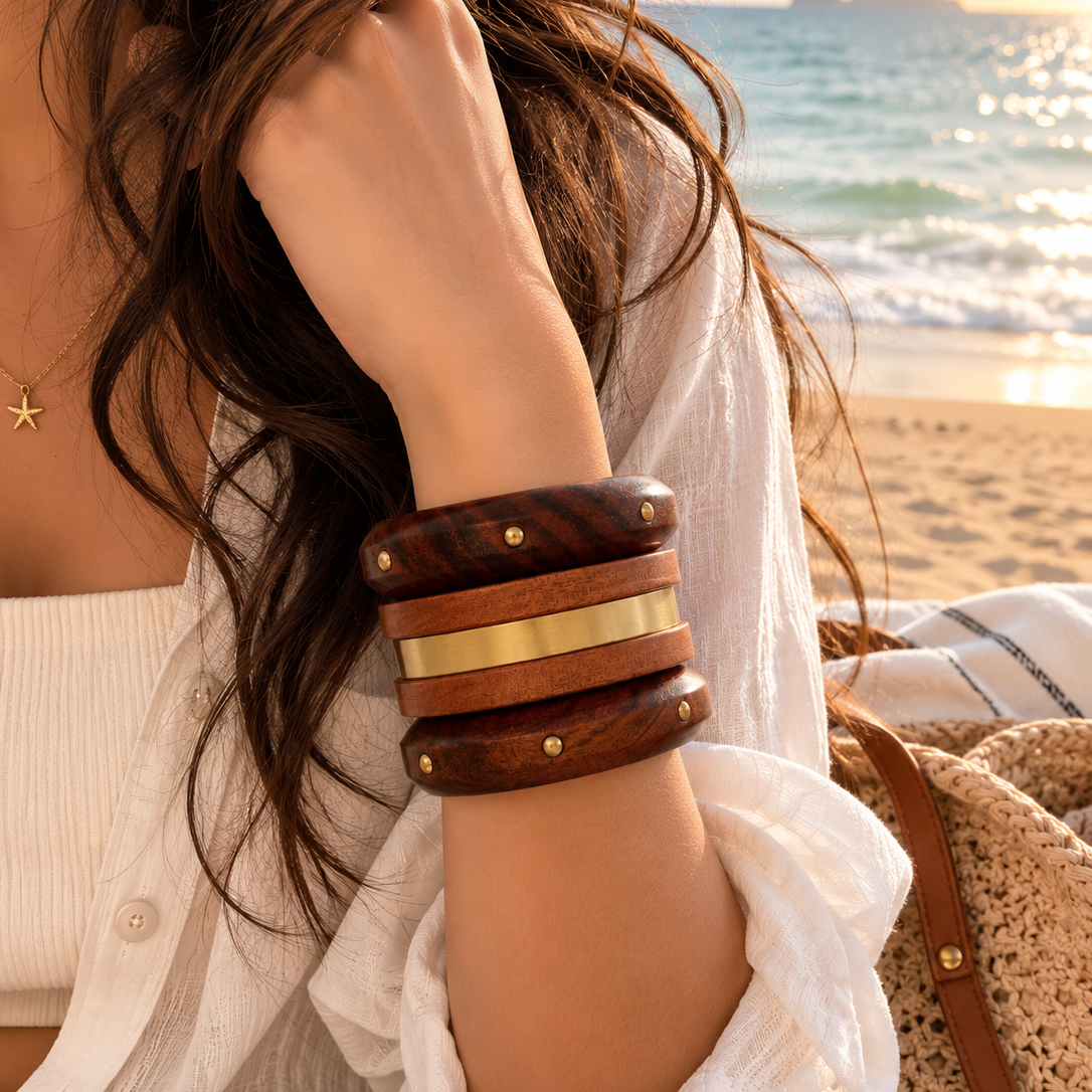 Wooden Stack of 3