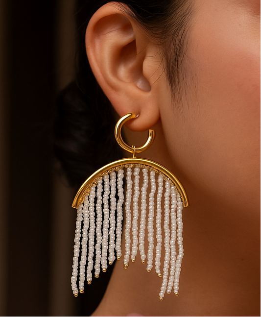 Pearl Seed Earrings