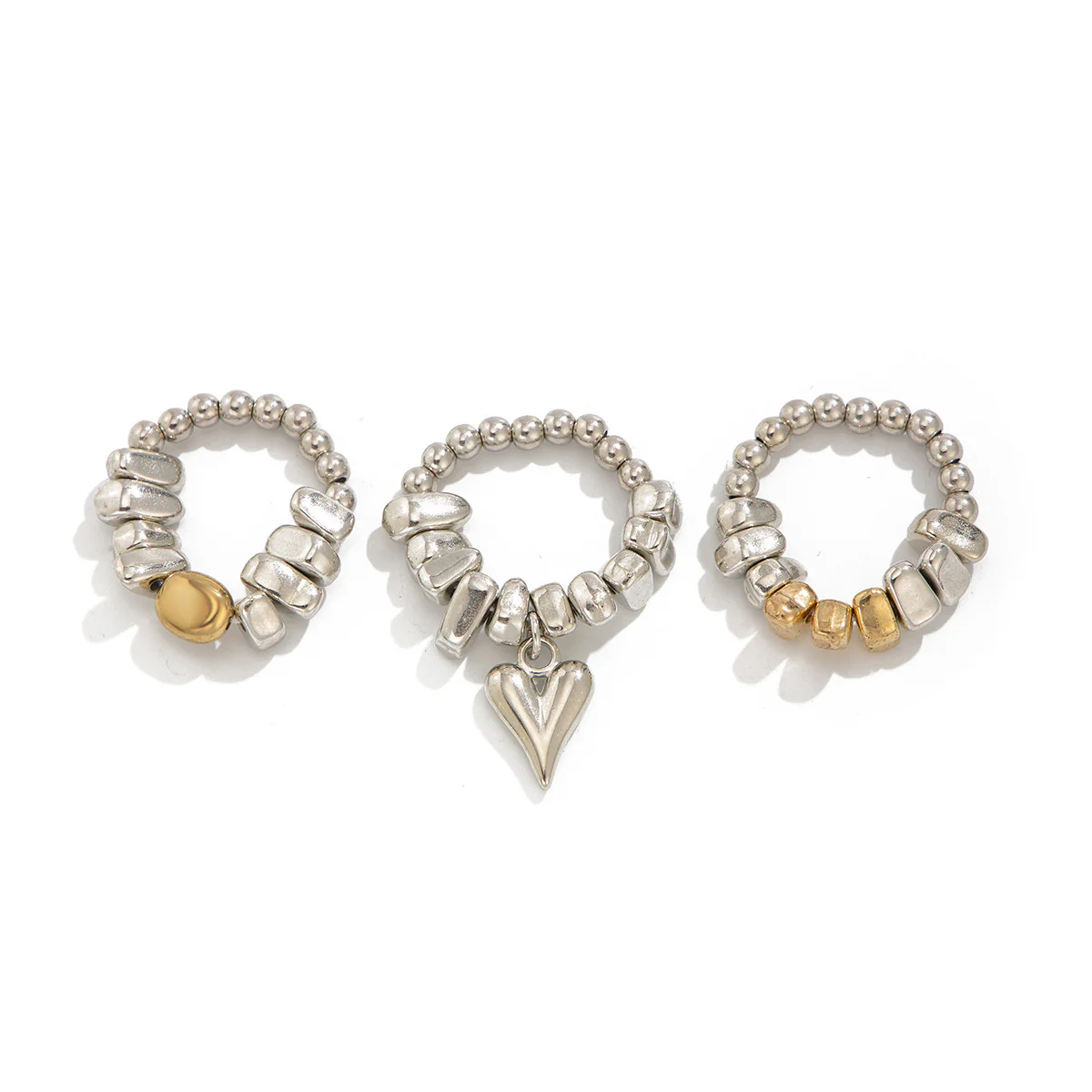 Pebble Ring Set of 3