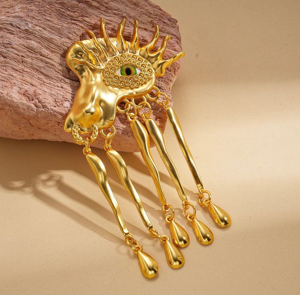 Evil Eye Brooch