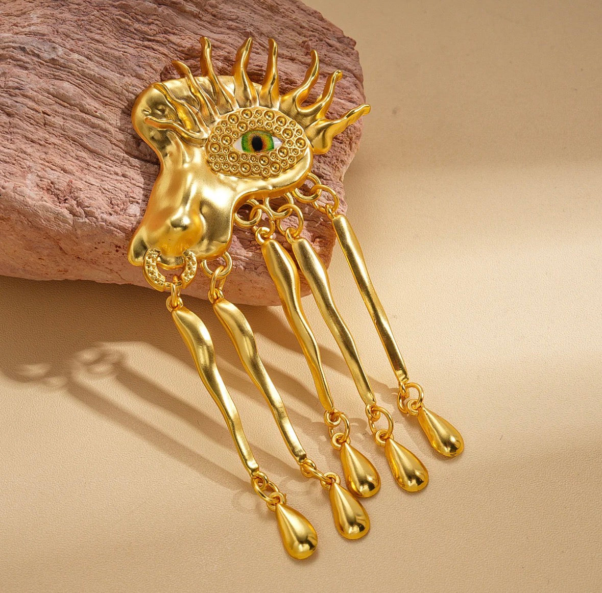 Evil Eye Brooch