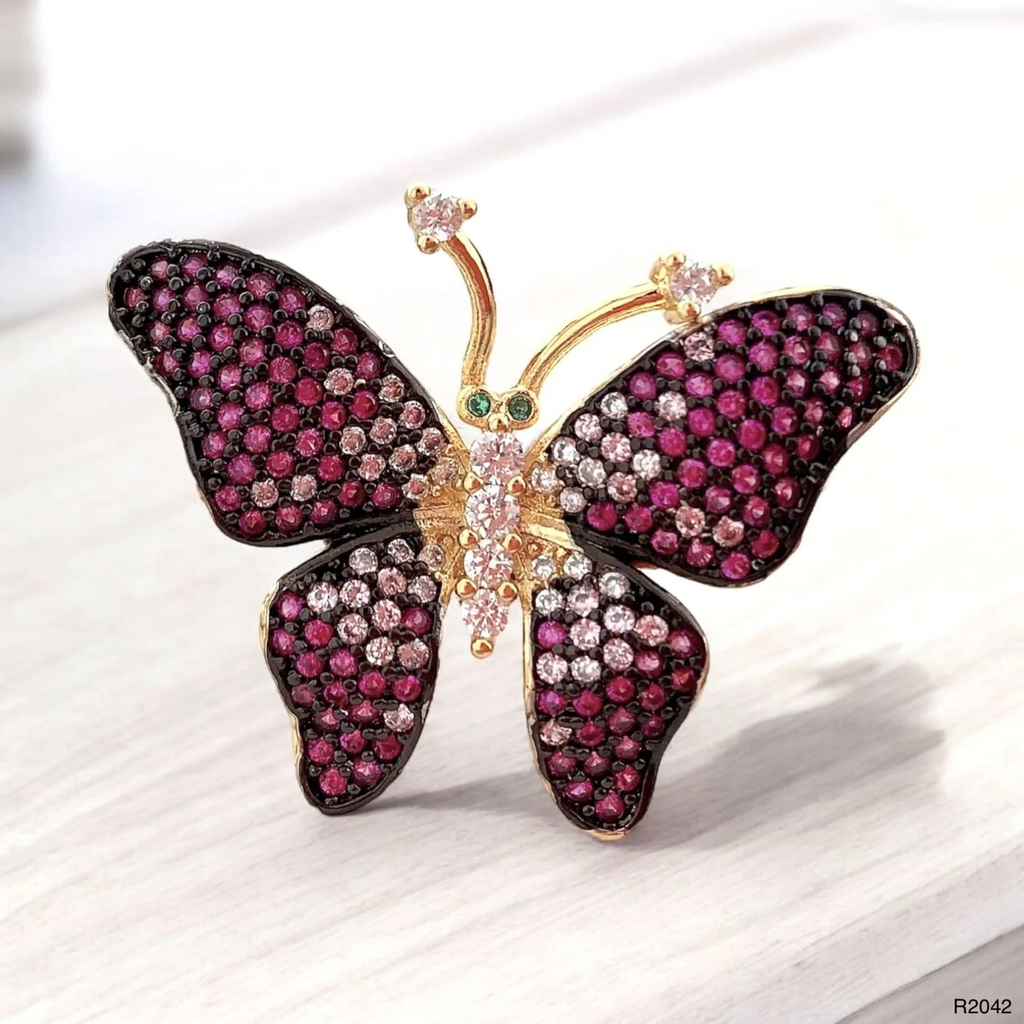 Butterfly Stone Ring