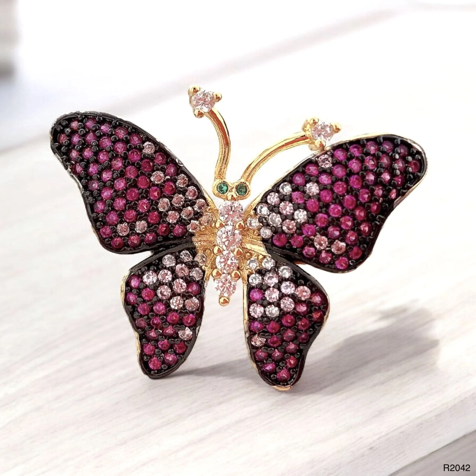 Butterfly Stone Ring