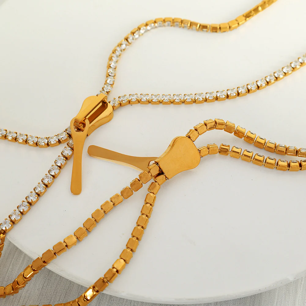 Zip Down Necklace