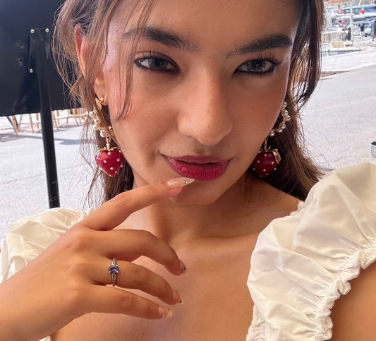 Strawberry Drop Earrings