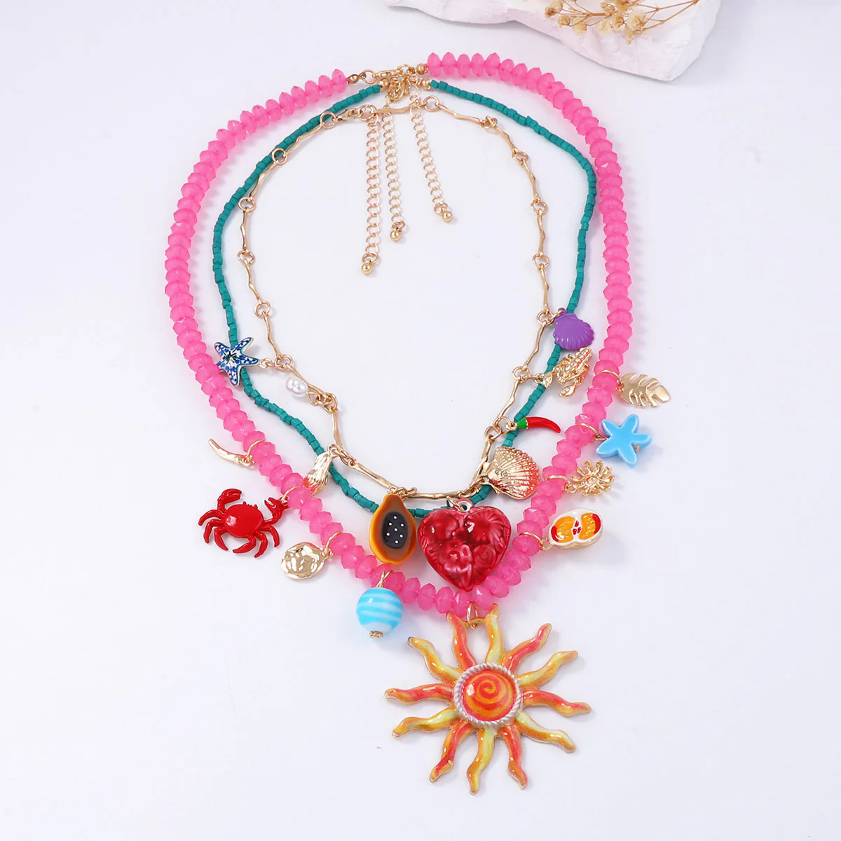 Ocean Layered Neckace