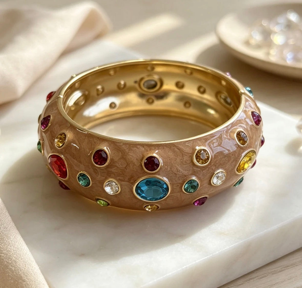 Crystal Studded Bangles