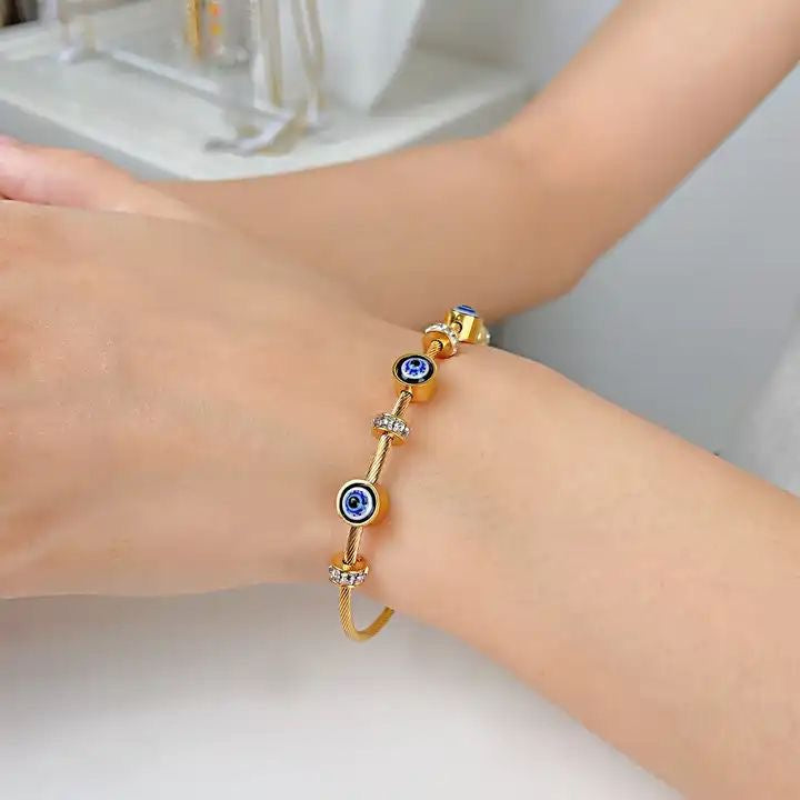 Evil Eye Golden Bracelet