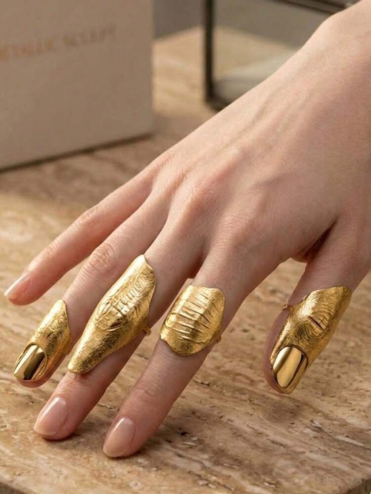 Nails Ring Set of 5