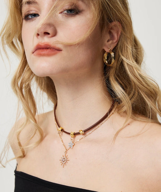 Sun Star Layered Necklace