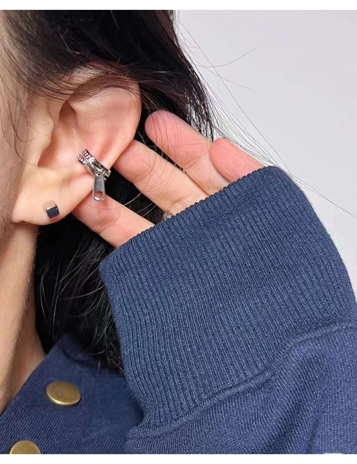 Zip Chain Cuff(Pair)