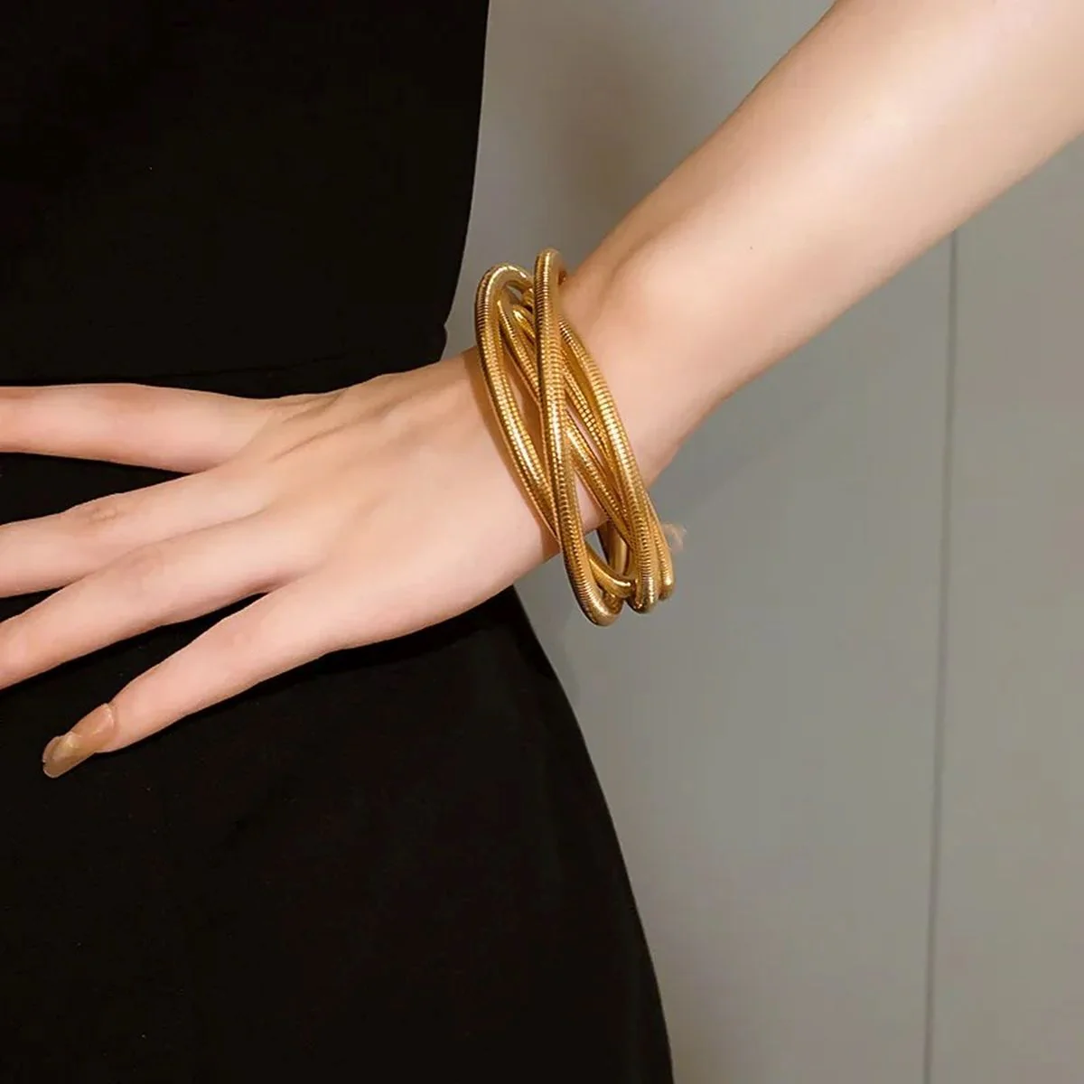 Folded Layered Bracelet