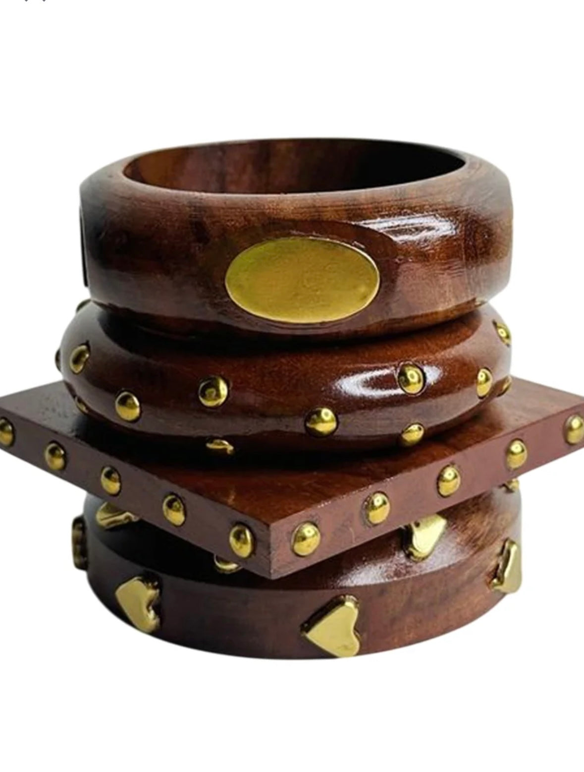 Wooden Kada Stack of 4