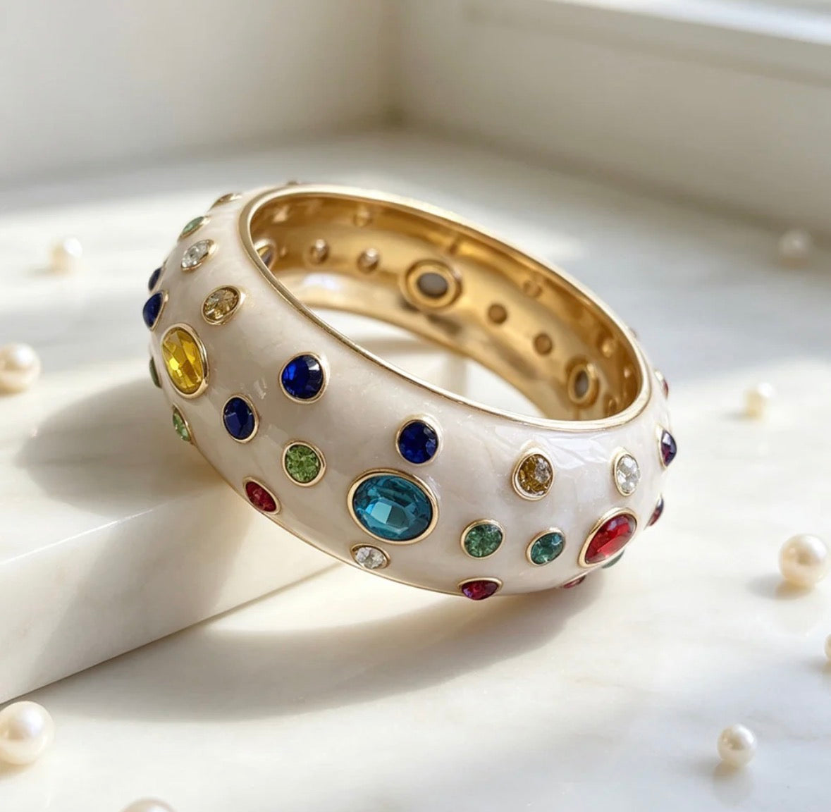 Crystal Studded Bangles