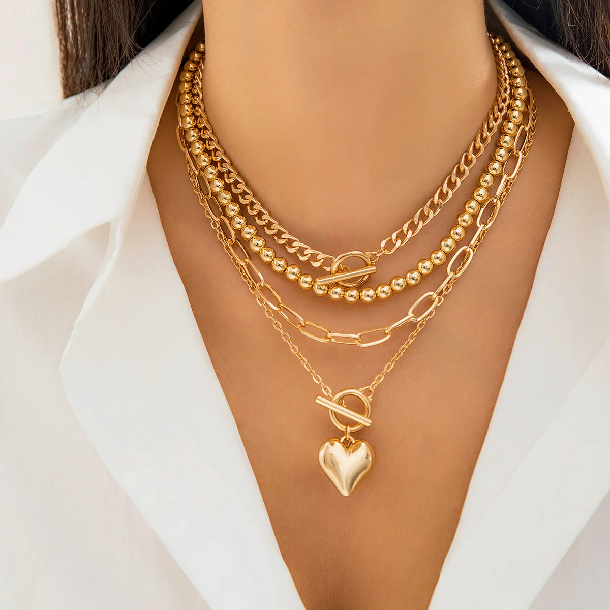 Heart Layered Necklace