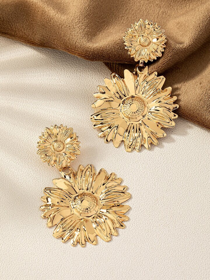 Sunflower Dangler Earring
