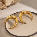 Crescent Moon Stud
