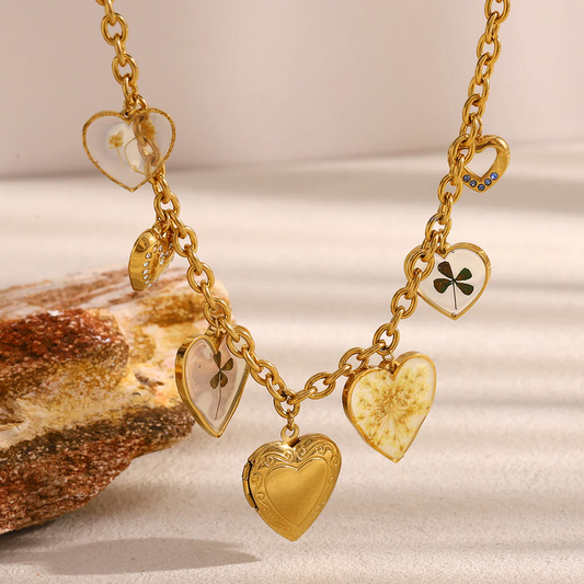 All Hearts Charm Necklace