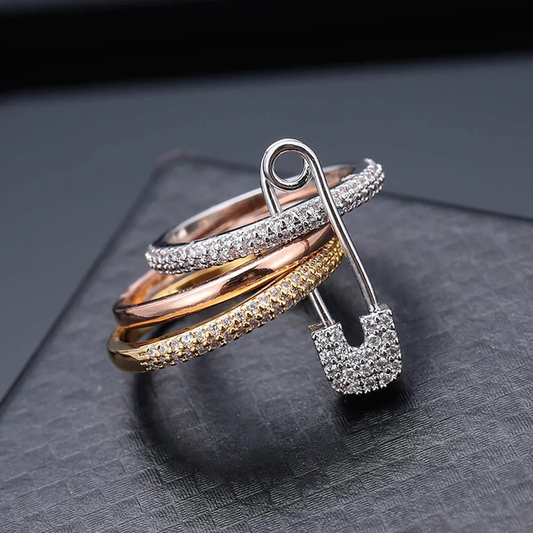 Safety Pin 3in 1 Ring