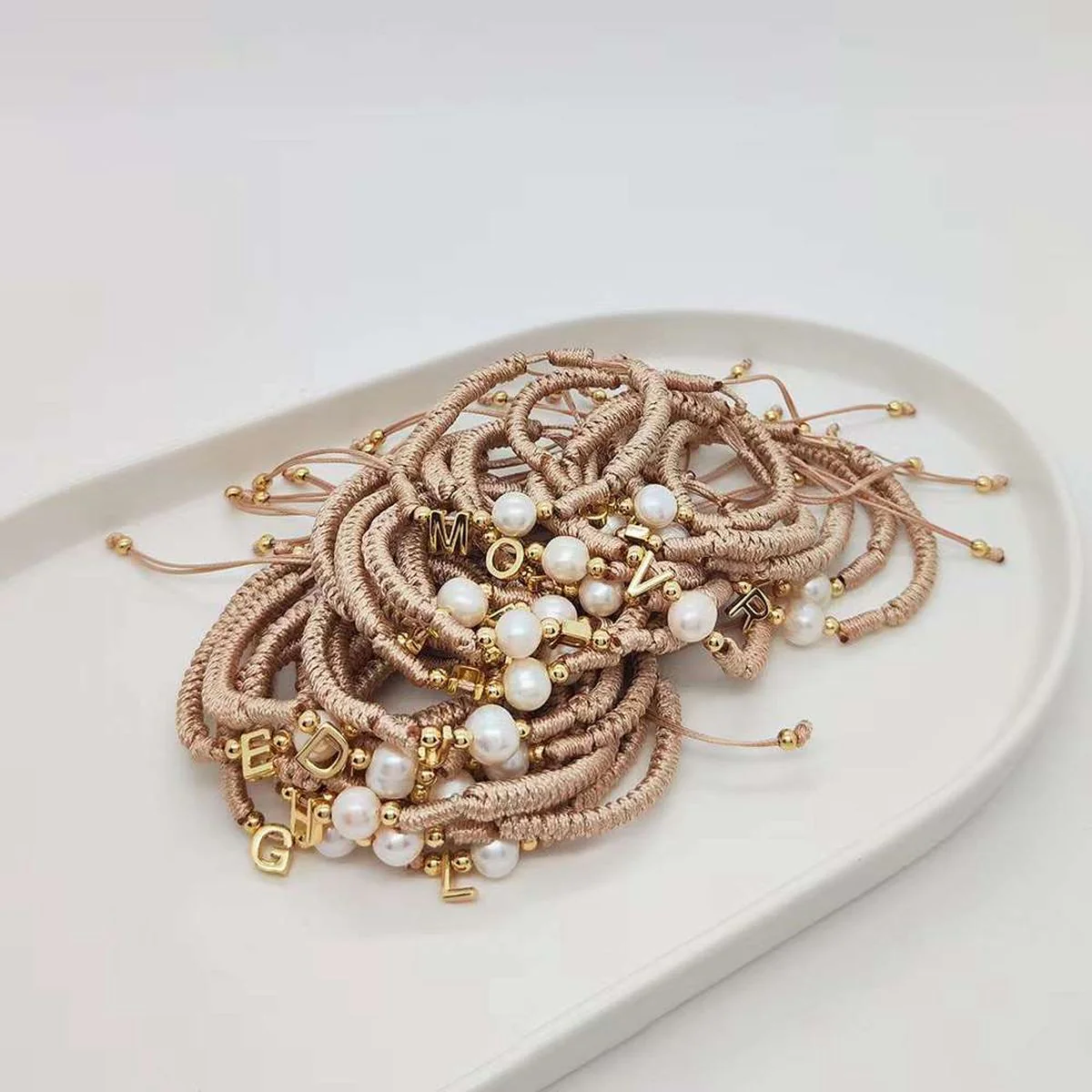 Initial Crochet Bracelet