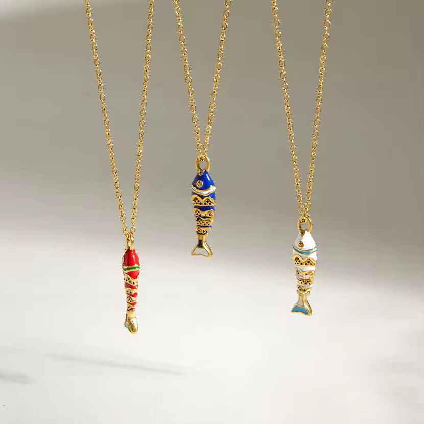 Fish Pendant Necklace