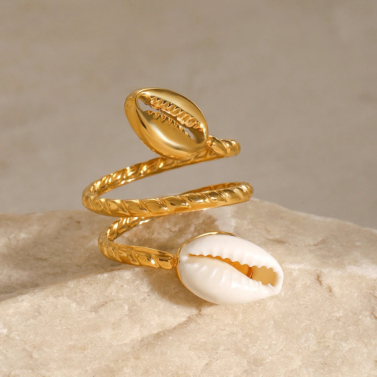 Shell Statement Ring