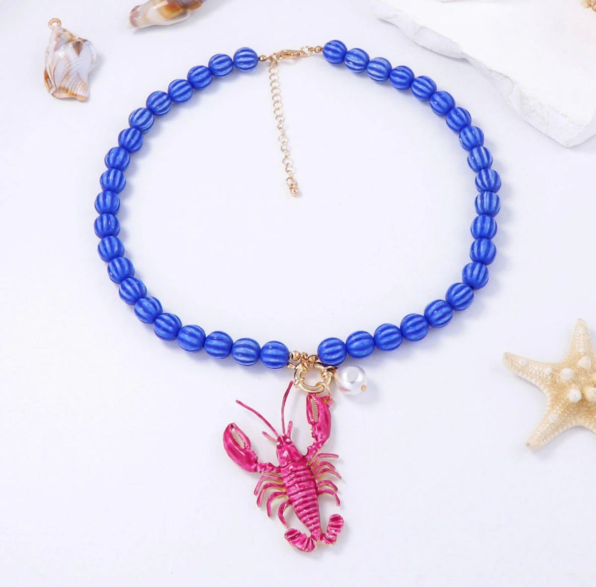 Lobster Hanging Necklace