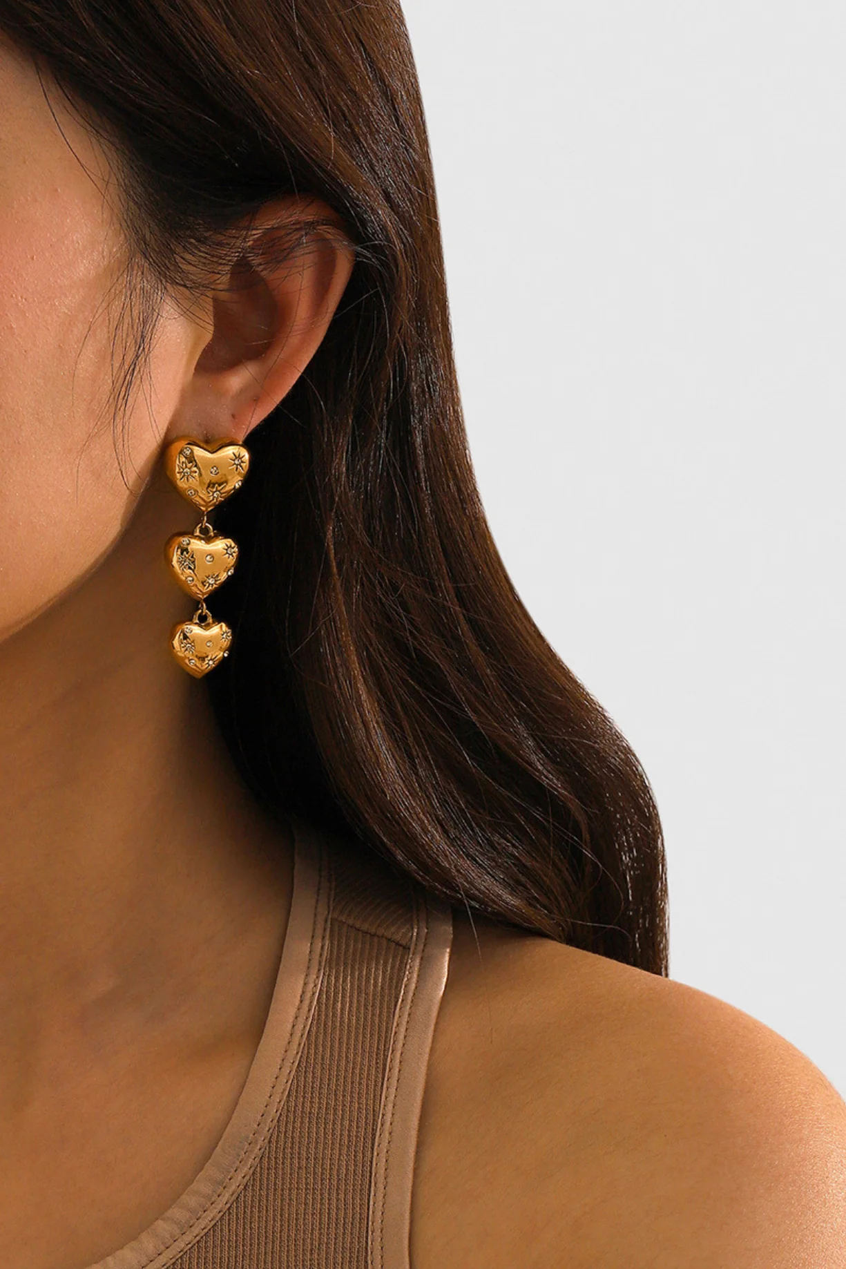 Heart-drop Earrings