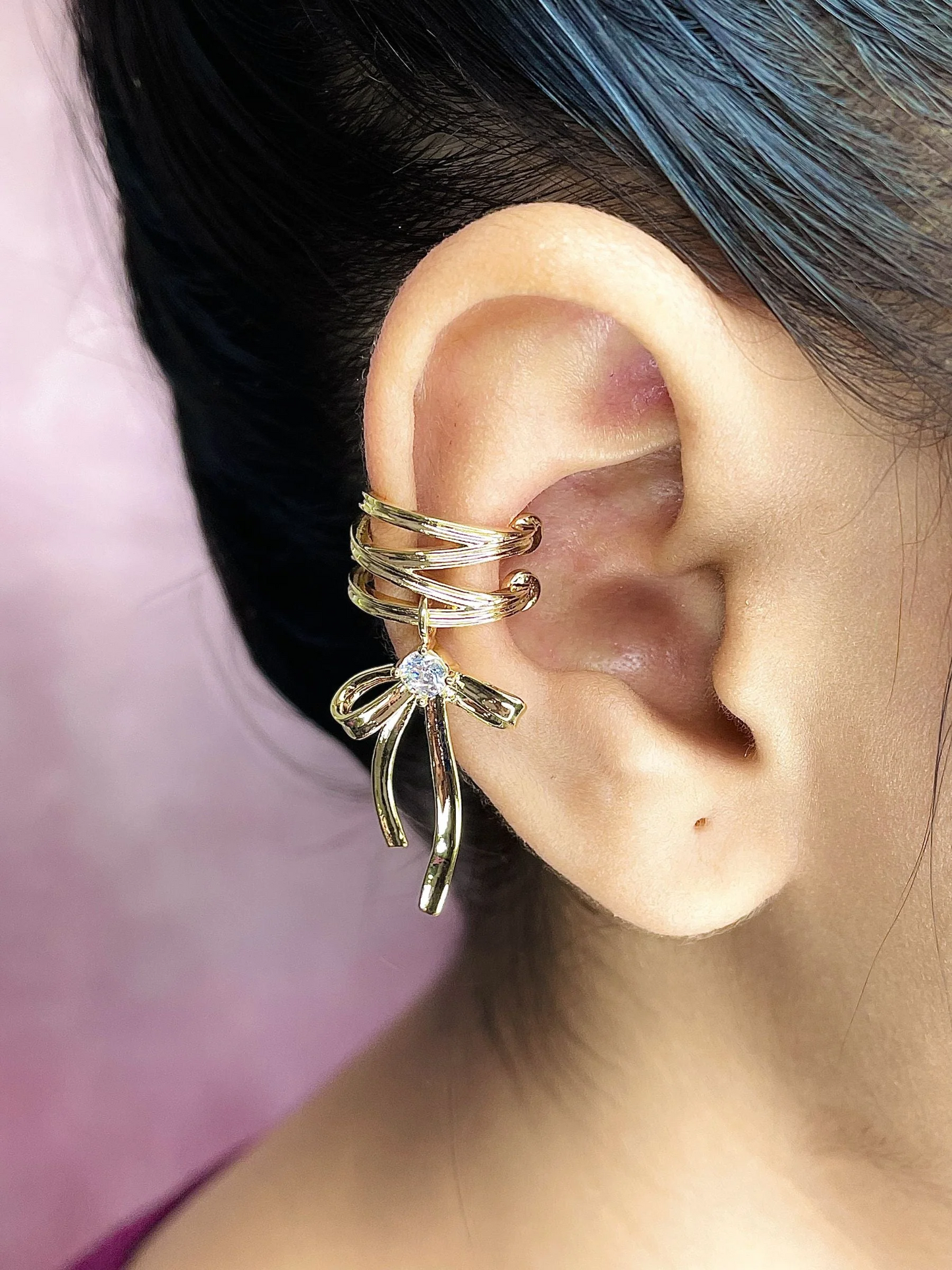 Bow Ear Cuff(Single)