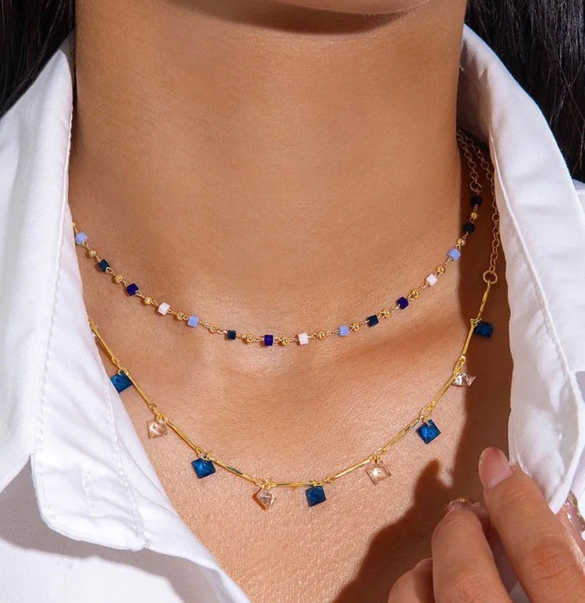 Blue Tokai Layered Necklace