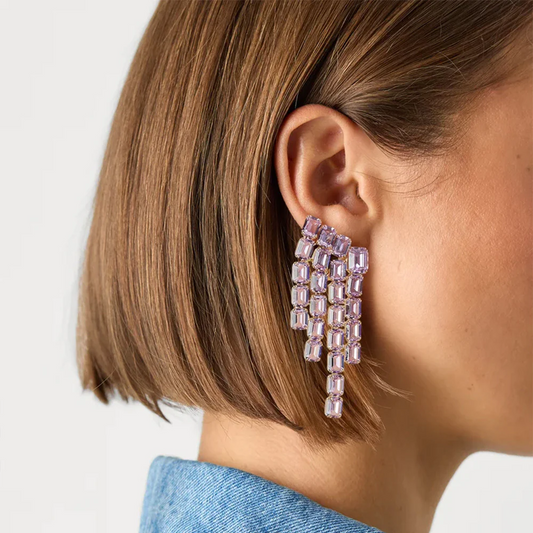 Lavender Drip Earrings