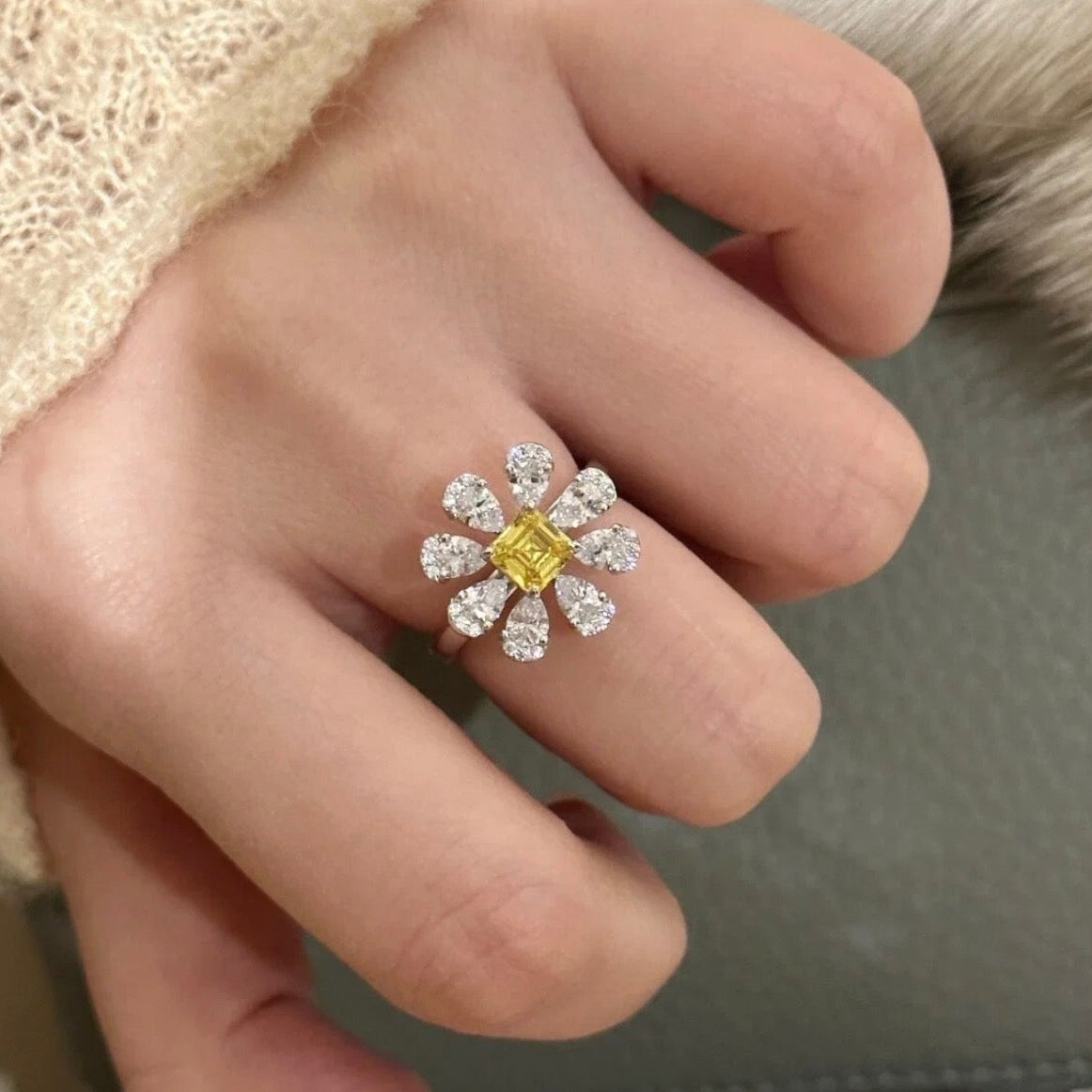 Flower Cut Ring