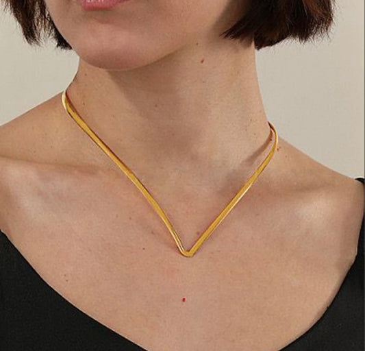 V Choker Necklace