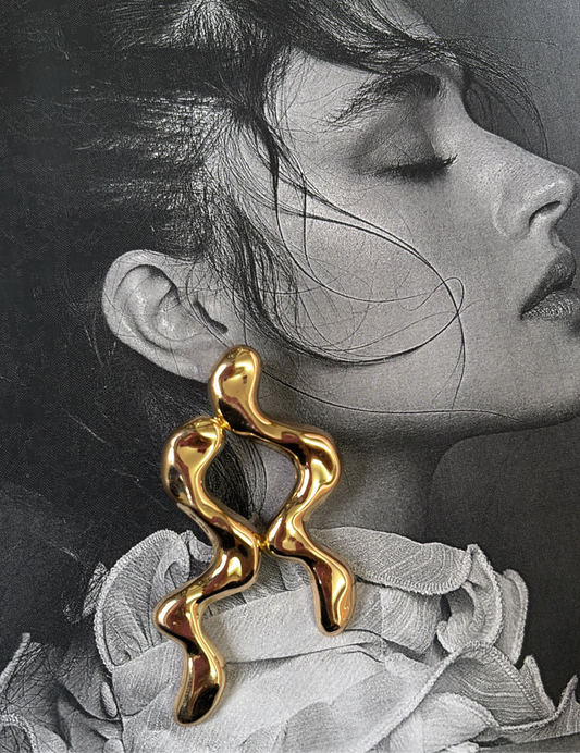 Crawling Snake Earrings