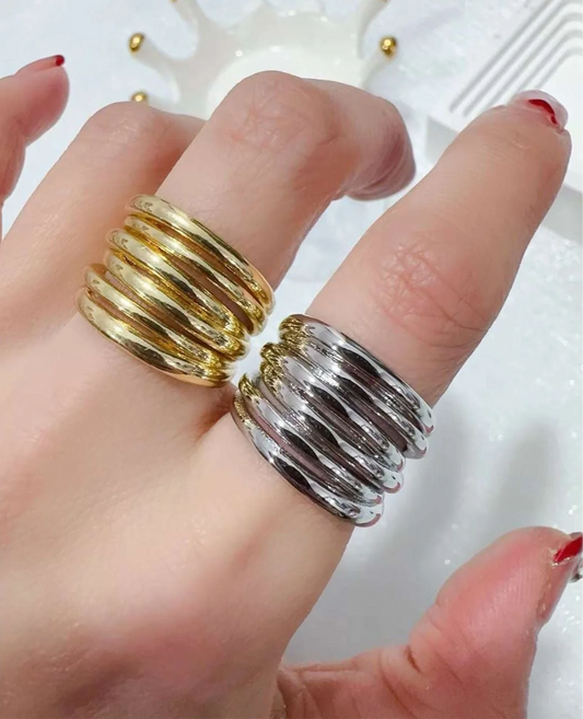 Layered Band Ring