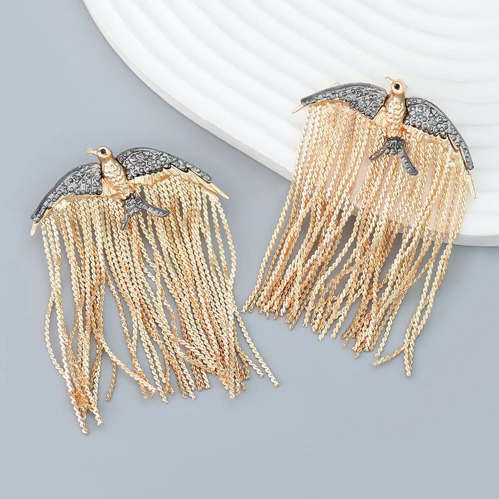 Flying Bird Earrings