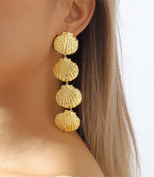 Shell Drop Earrings