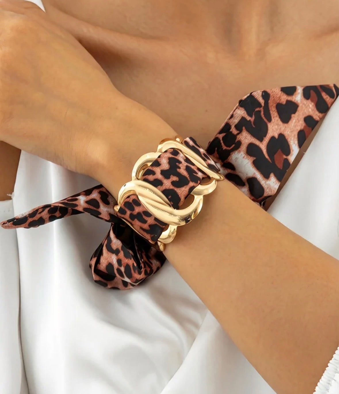 Tigerprint Scarf Cuff