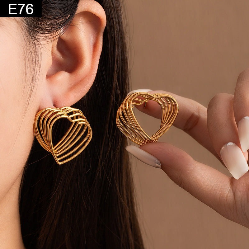 Cage of Heart Studs