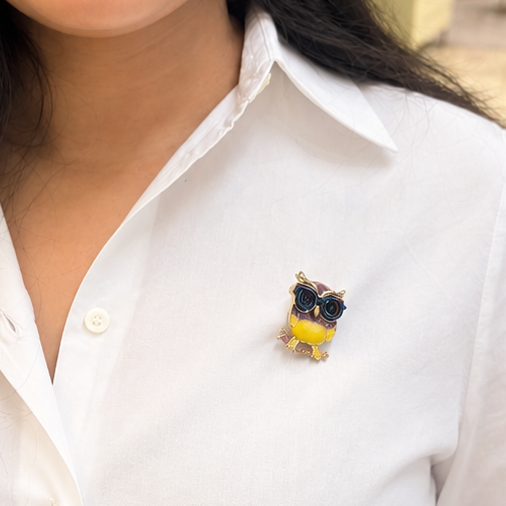 Owl Brooch