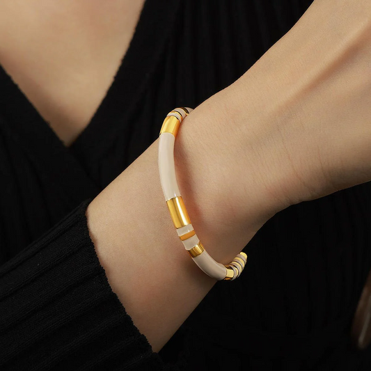 Capri White Bangle