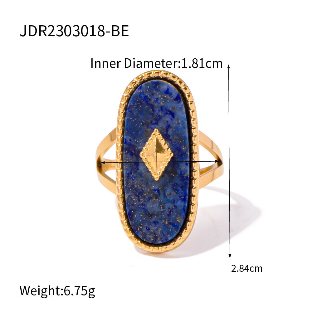 Blue Marquise Ring