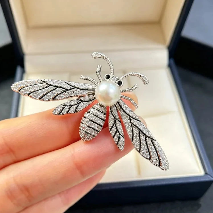 Pearl Bee Brooch