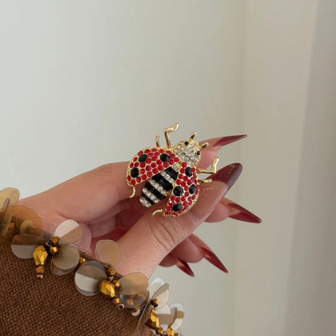 Red Bug Ring
