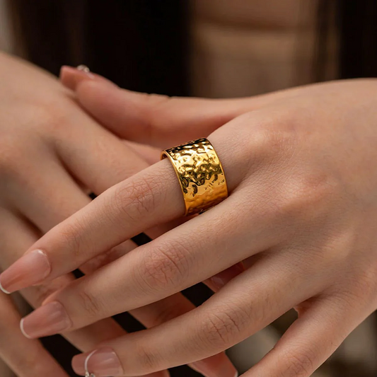 Hammered Ring Band