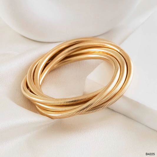 Folded Layered Bracelet