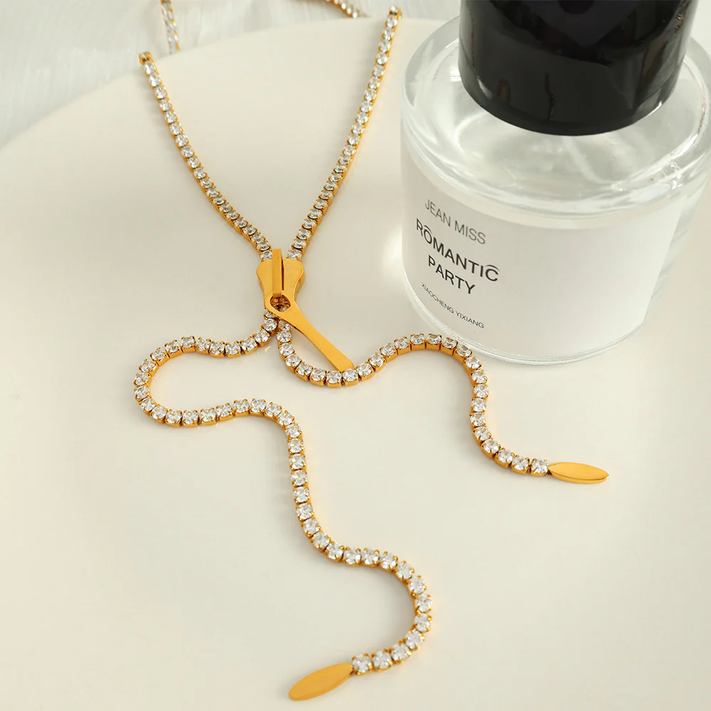 Zip Down Necklace
