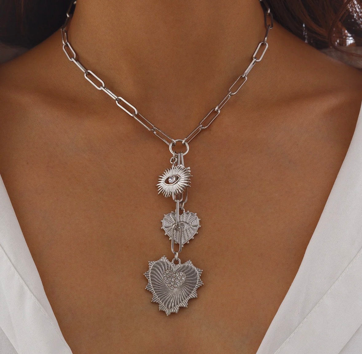 Dripping Heart Necklace