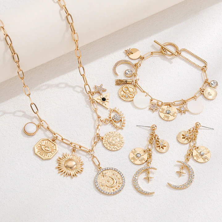 Coin Evil Eye Set